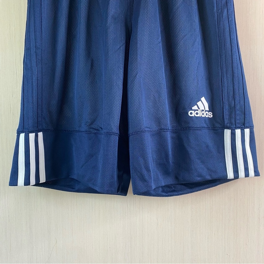 NWT Adidas Men's 3G Speed Reversible Basketball/Athletic Shorts Navy/White Small - Picture 3 of 11